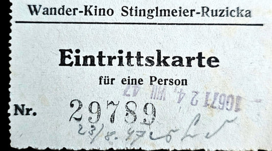 Kinokarten als Erinnerungsstücke