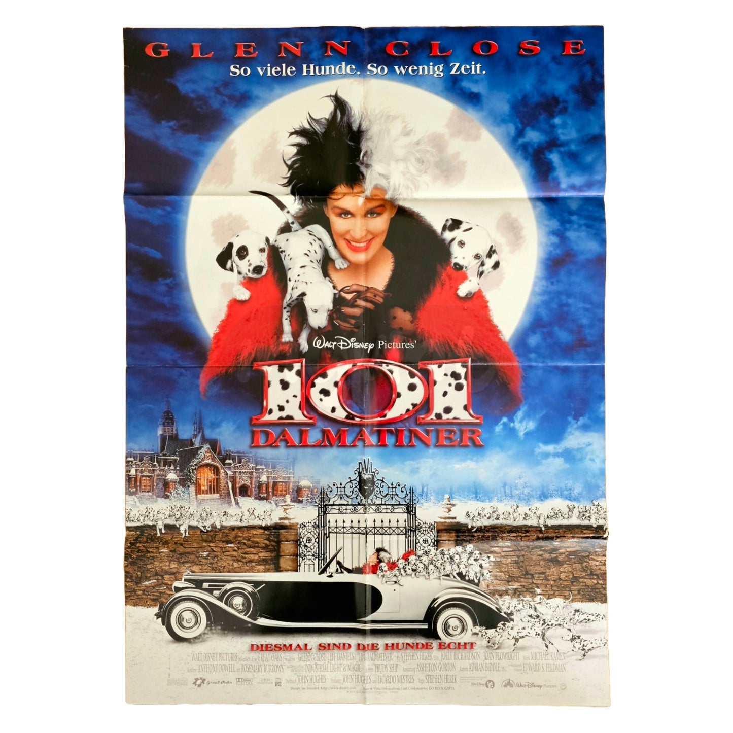 101 Dalmatiner 1996 Walt Disney Original Filmplakat A1 (Deutsch)