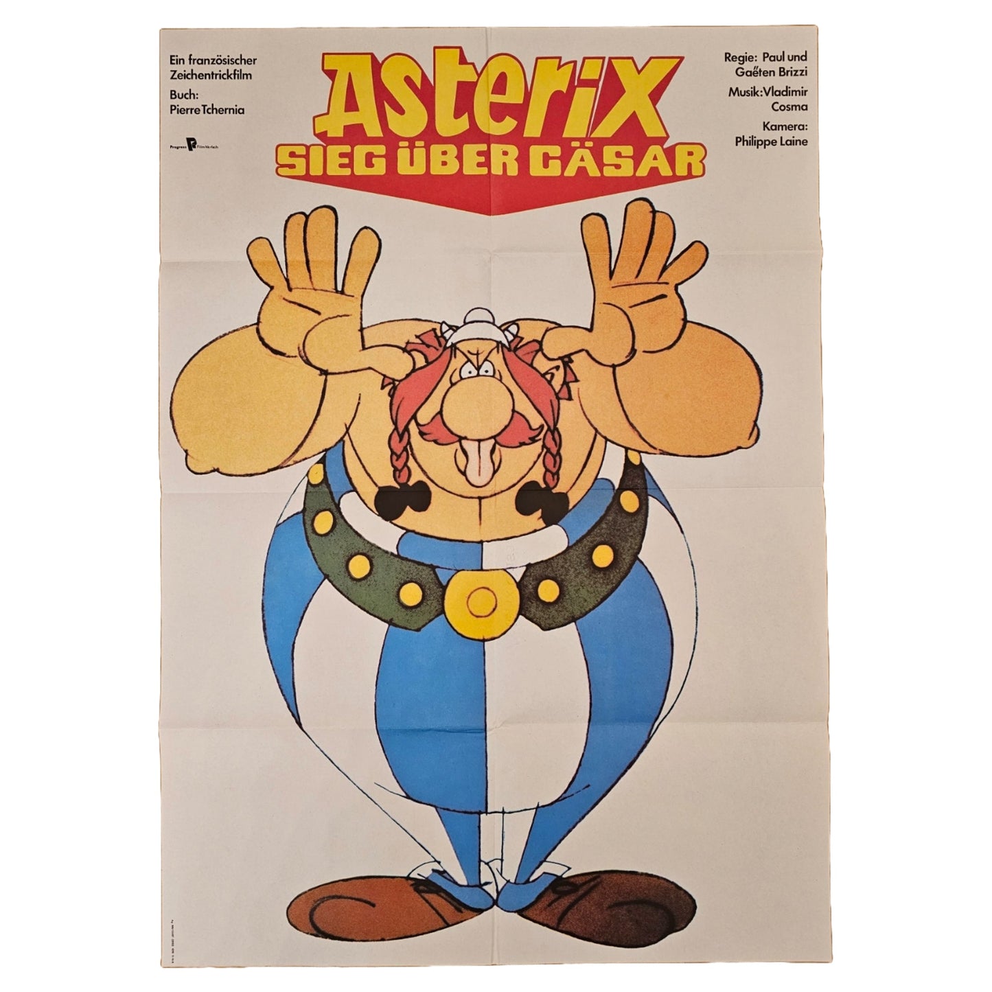 Asterix Sieg Über Cäsar 1985 Original Filmplakat A1 (Deutsch)