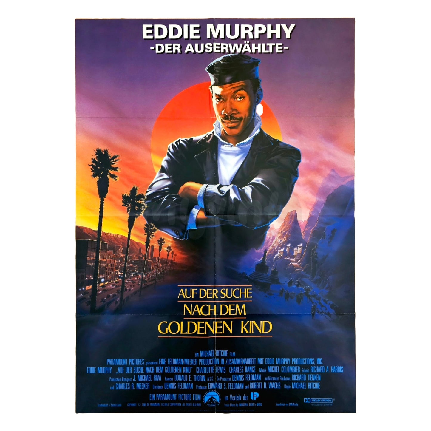 Auf der Suche nach dem goldenen Kind 1986 Eddie Murphy Original Filmplakat A1 (Deutsch)