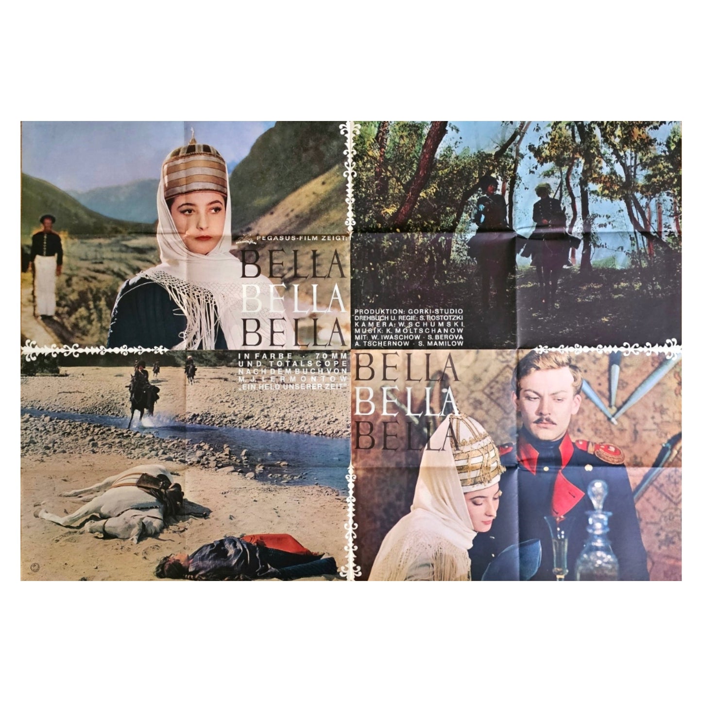 Bella 1966 Original Filmplakat A0 Querformat (Deutsch)