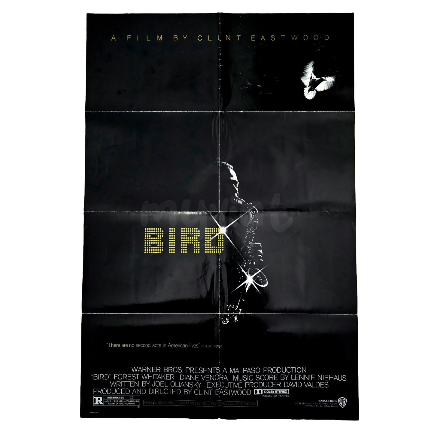 Bird 1988 Clint Eastwood Original Filmplakat US One Sheet (Englisch)