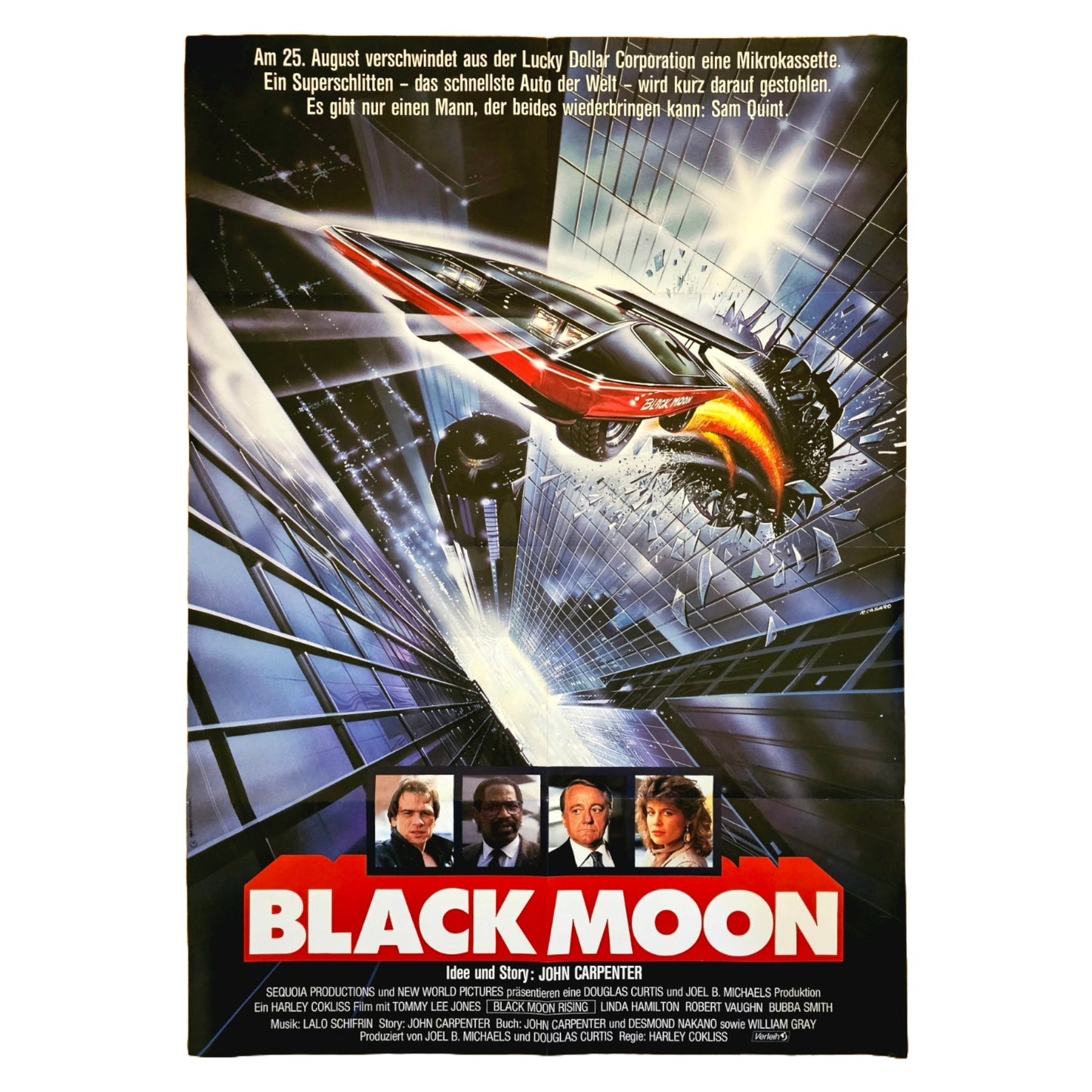 Black Moon 1986 Tommy Lee Jones Original Filmplakat A1 (Deutsch)