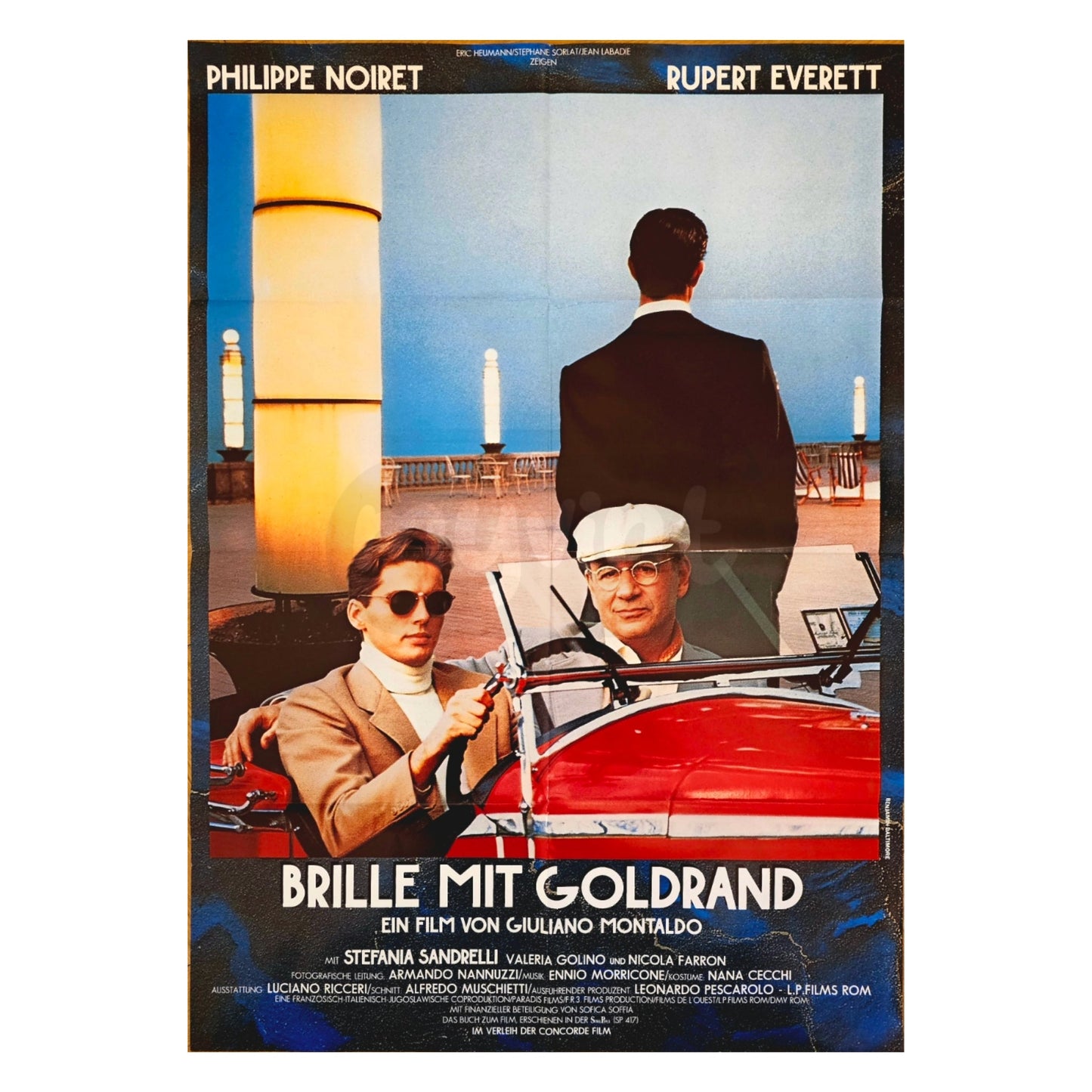 Brille Mit Goldrand 1987 Original Filmplakat A1 (Deutsch)