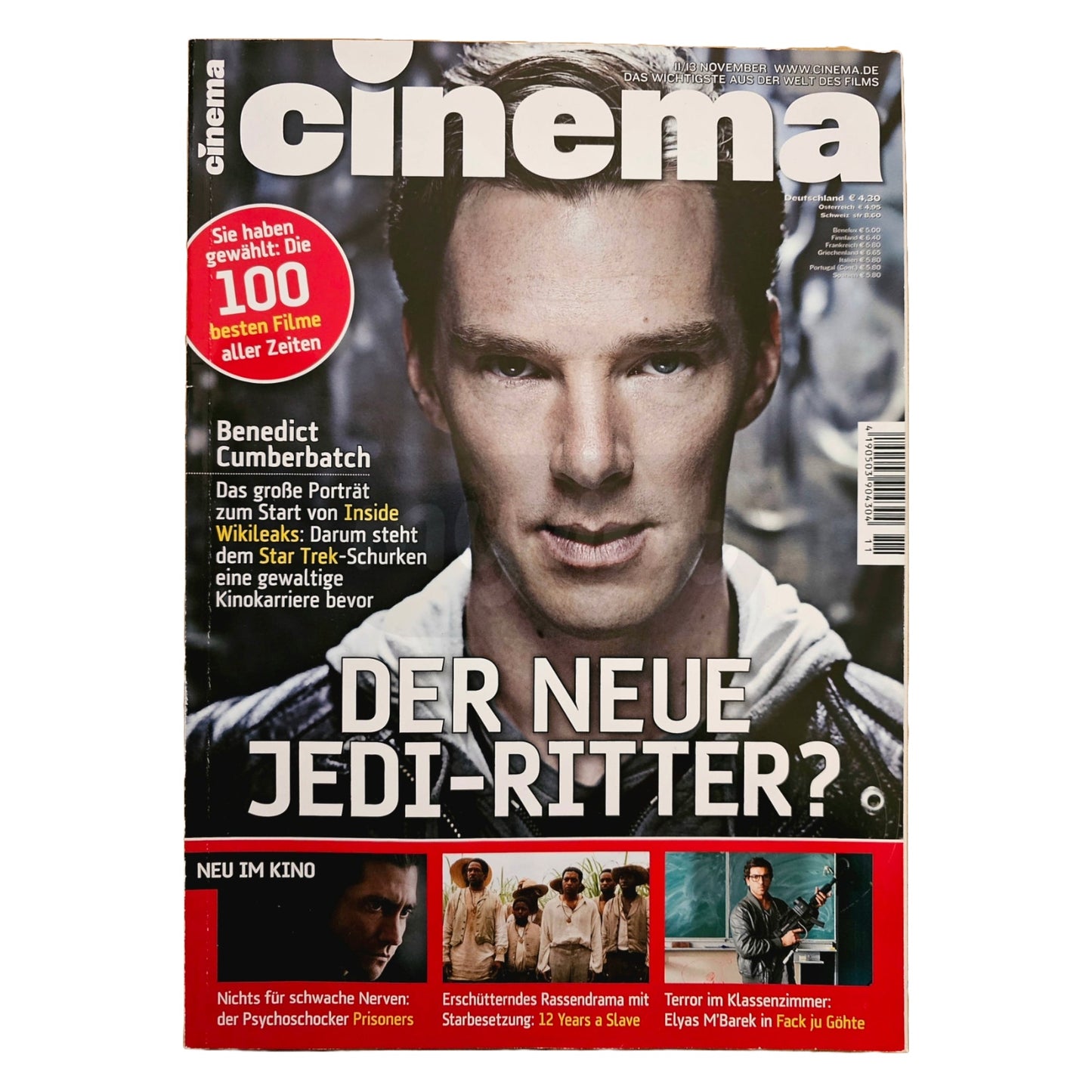 Cinema 11/13 Filmzeitschrift (Heft 426) Kinomagazin Benedict Cumberbatch 2013