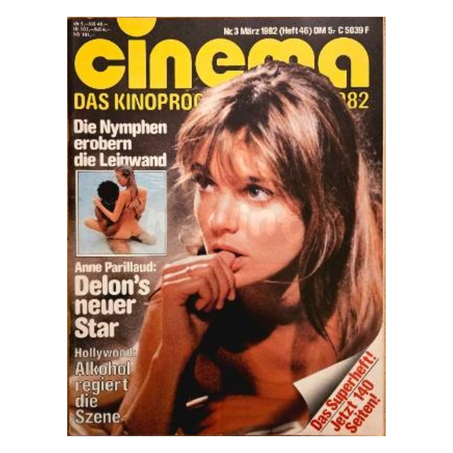 Cinema 3/82 Filmzeitschrift (Heft 46) Kinomagazin Anne Parillaud 1982