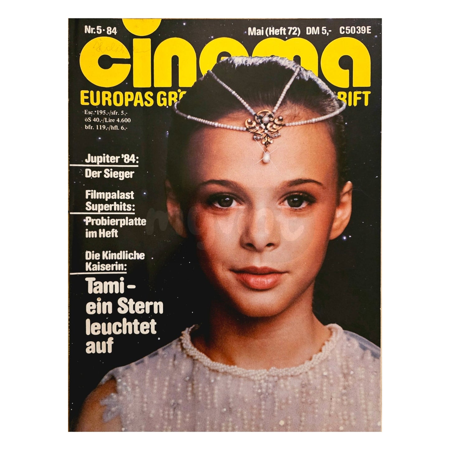 Cinema 5/84 Filmzeitschrift (Heft 72) Kinomagazin Tami ein Stern der Leuchtet 1984