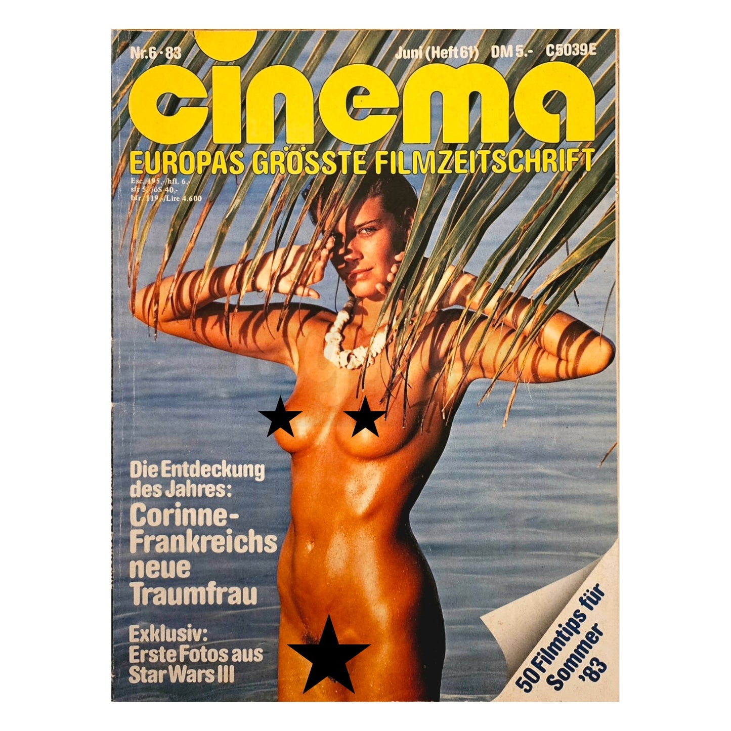 Cinema 6/83 Filmzeitschrift (Heft 61) Kinomagazin Corinne 1983