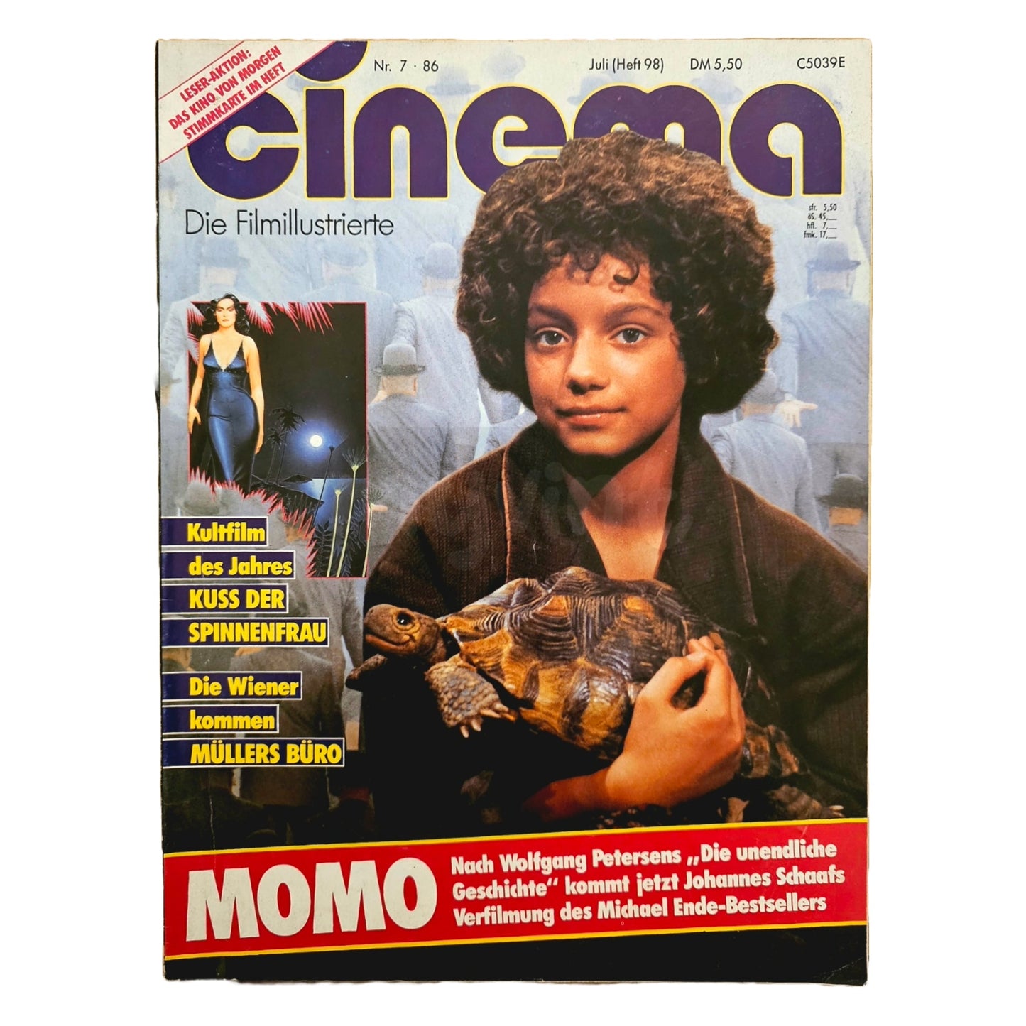 Cinema 7/86 Filmzeitschrift (Heft 98) Kinomagazin Momo 1986