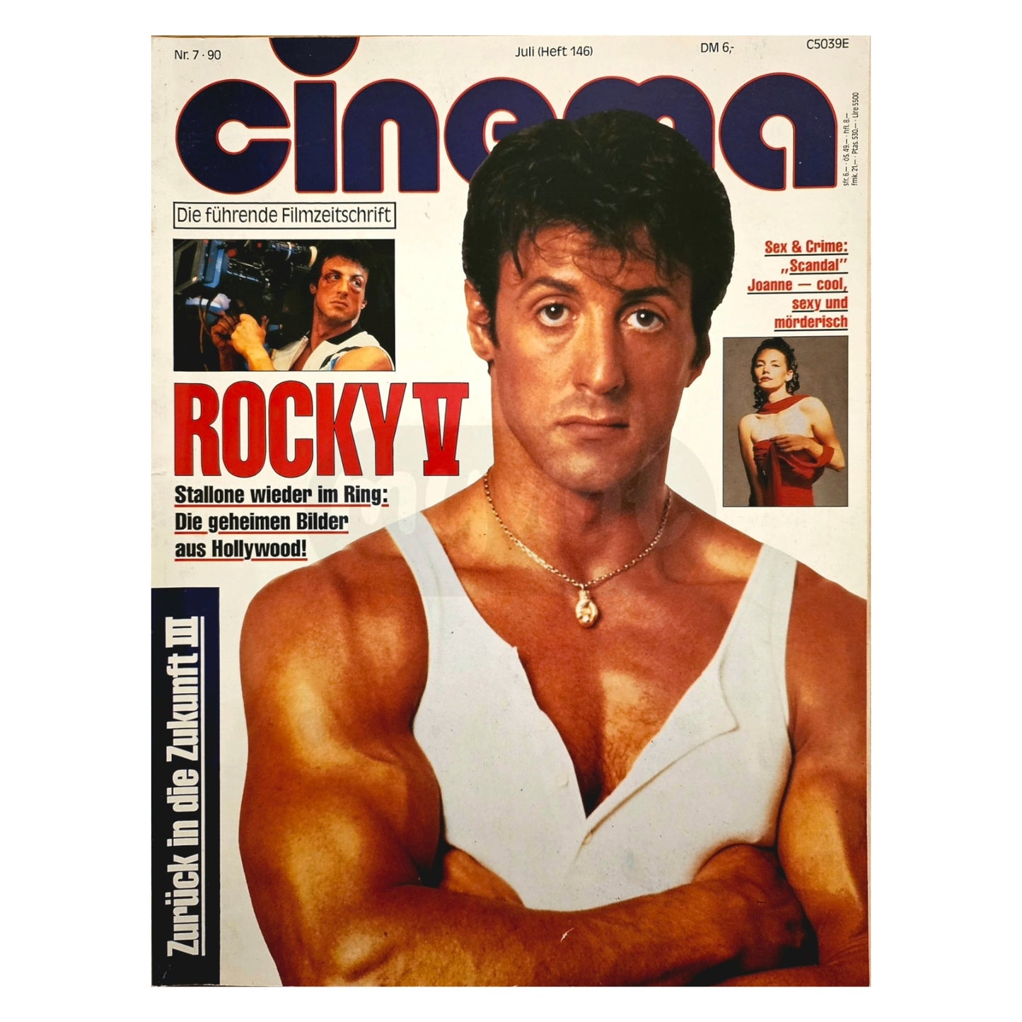 Cinema 7/90 Filmzeitschrift (Heft 146) Kinomagazin Sylvester Stallone 1990