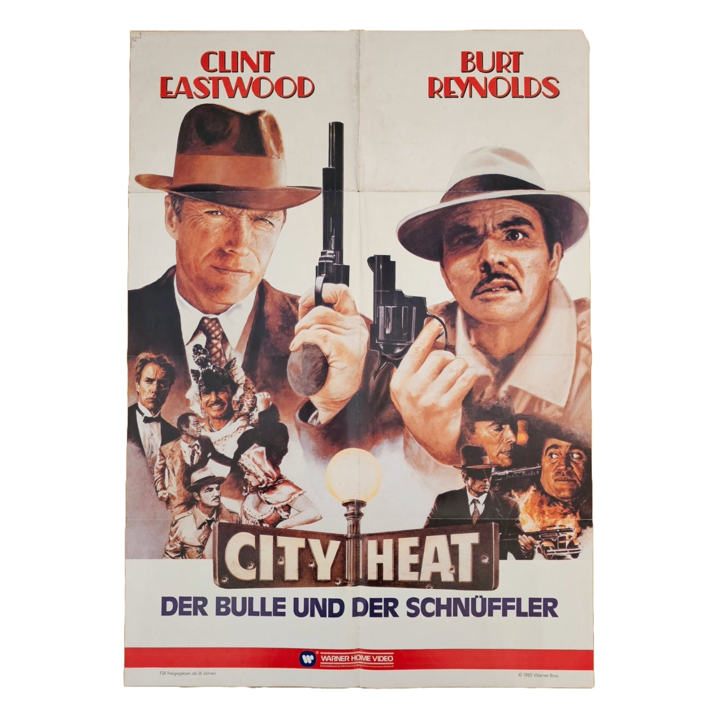 City Heat 1984 Clint Eastwood Original Filmplakat (Deutsch)