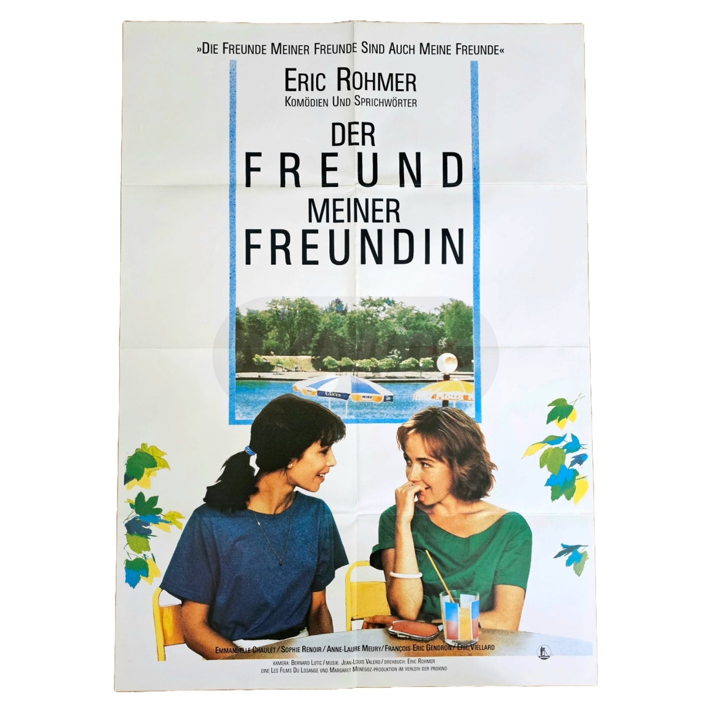 Der Freund Meiner Freundin 1987 Original Filmplakat A1 (Deutsch)