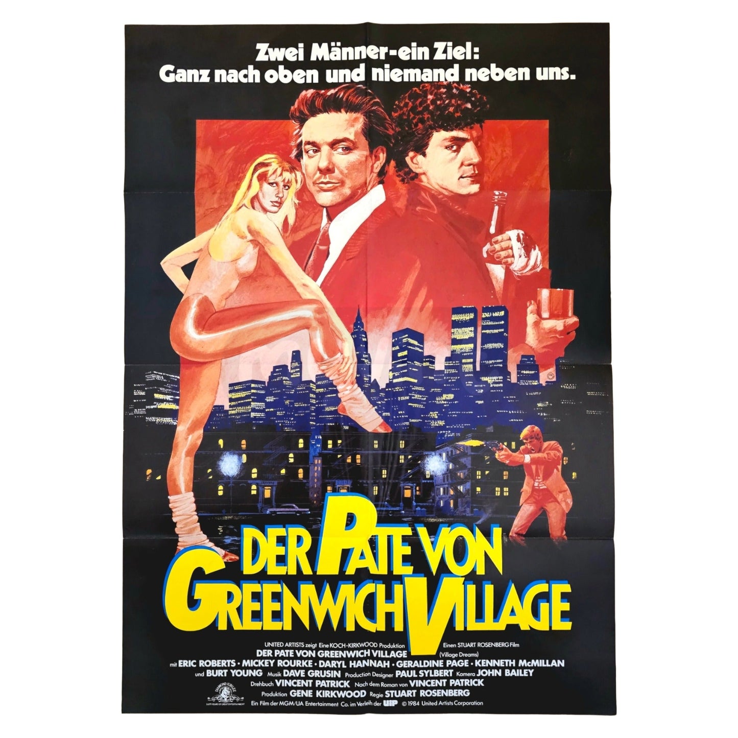 Der Pate von Greenwich Village 1984 Original Filmplakat A1 (Deutsch)