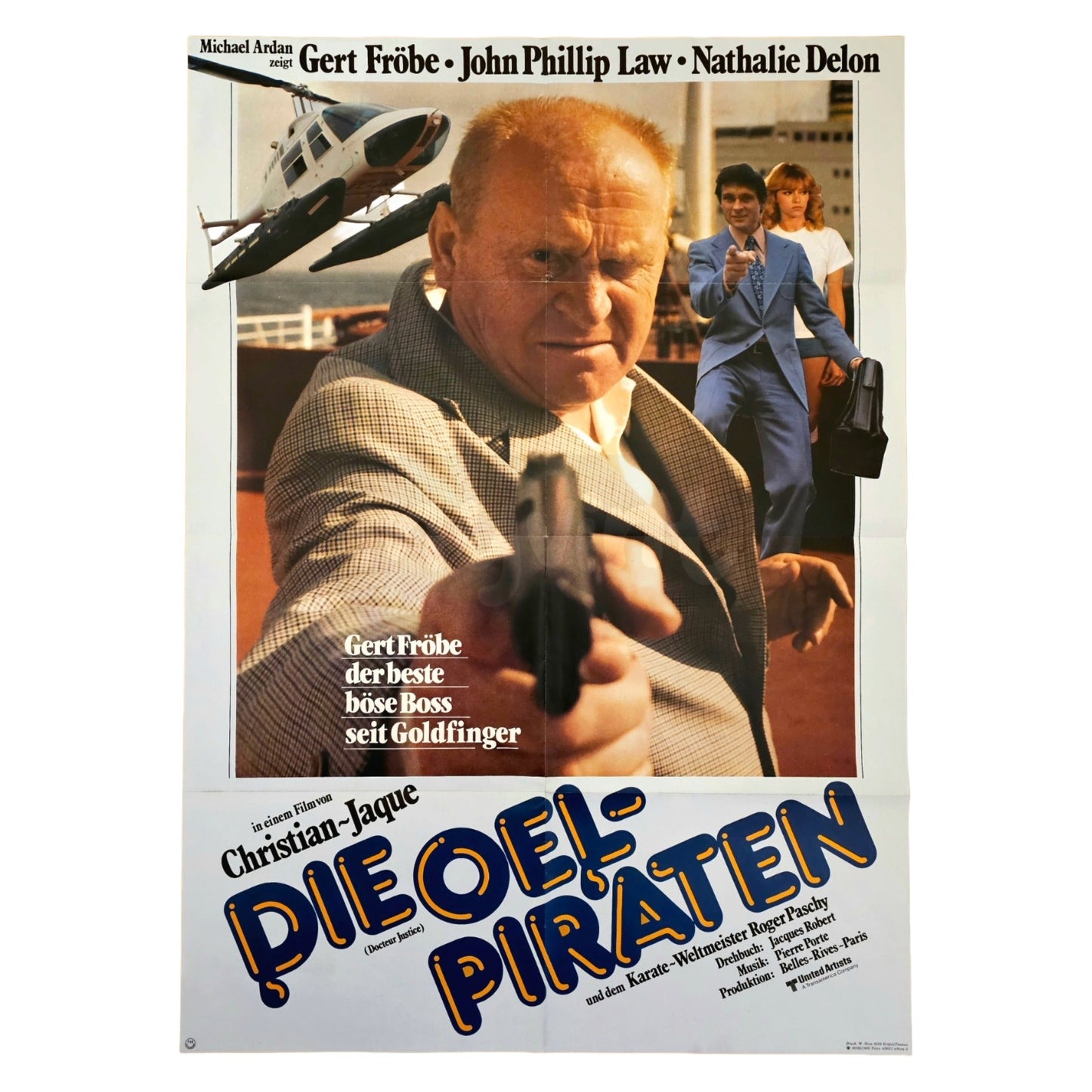 Die Oelpiraten 1975 Original Filmplakat A1 (Deutsch)