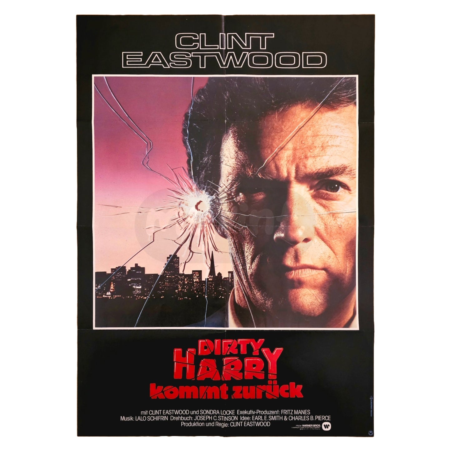 Dirty Harry kommt zurück 1983 Clint Eastwood Original Filmplakat A1 (Deutsch)
