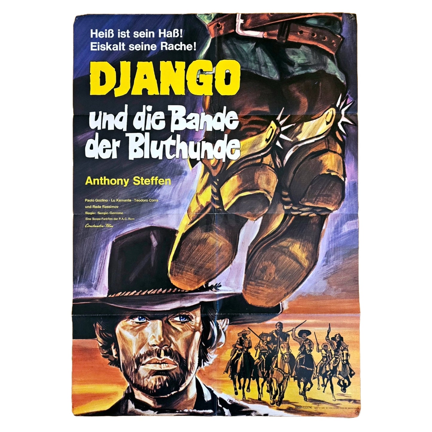 Django und die Bande der Bluthunde 1969 Original Filmplakat A1 (Deutsch)