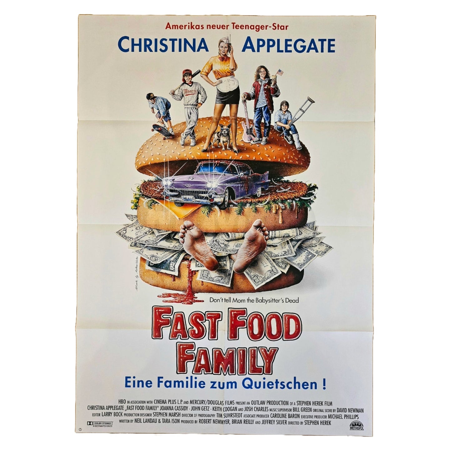 Fast Food Family 1991 Original Filmplakat A1 (Deutsch)