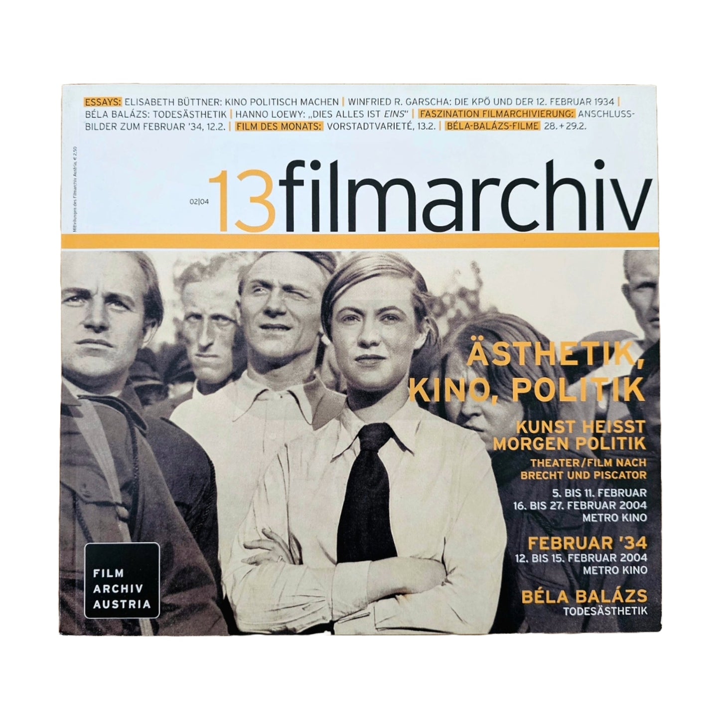 Filmarchiv Austria 13 Filmzeitschrift (2/04) Kino und Politik 2004