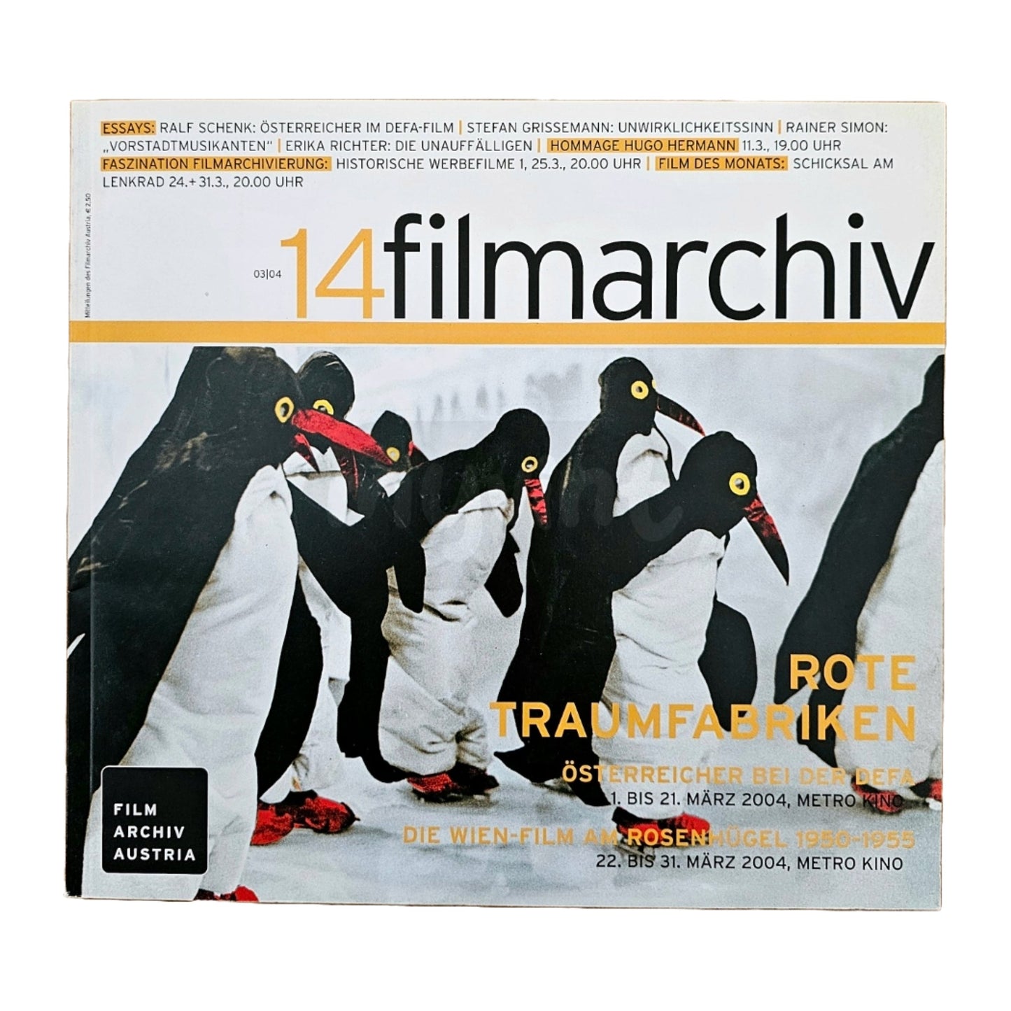 Filmarchiv Austria 14 Filmzeitschrift (3/04) Rote Traumfabriken 2004