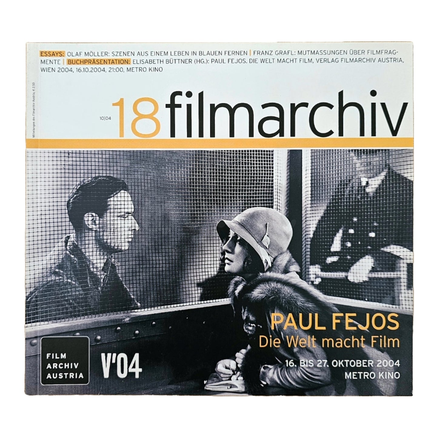 Filmarchiv Austria 18 Filmzeitschrift (10/04) Paul Fejos 2004