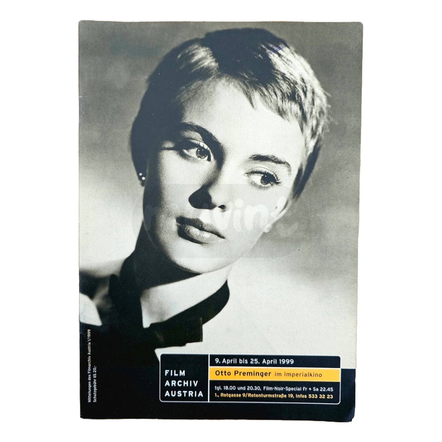 Filmarchiv Austria 1 Filmzeitschrift (1999) Jean Seberg Otto Preminger