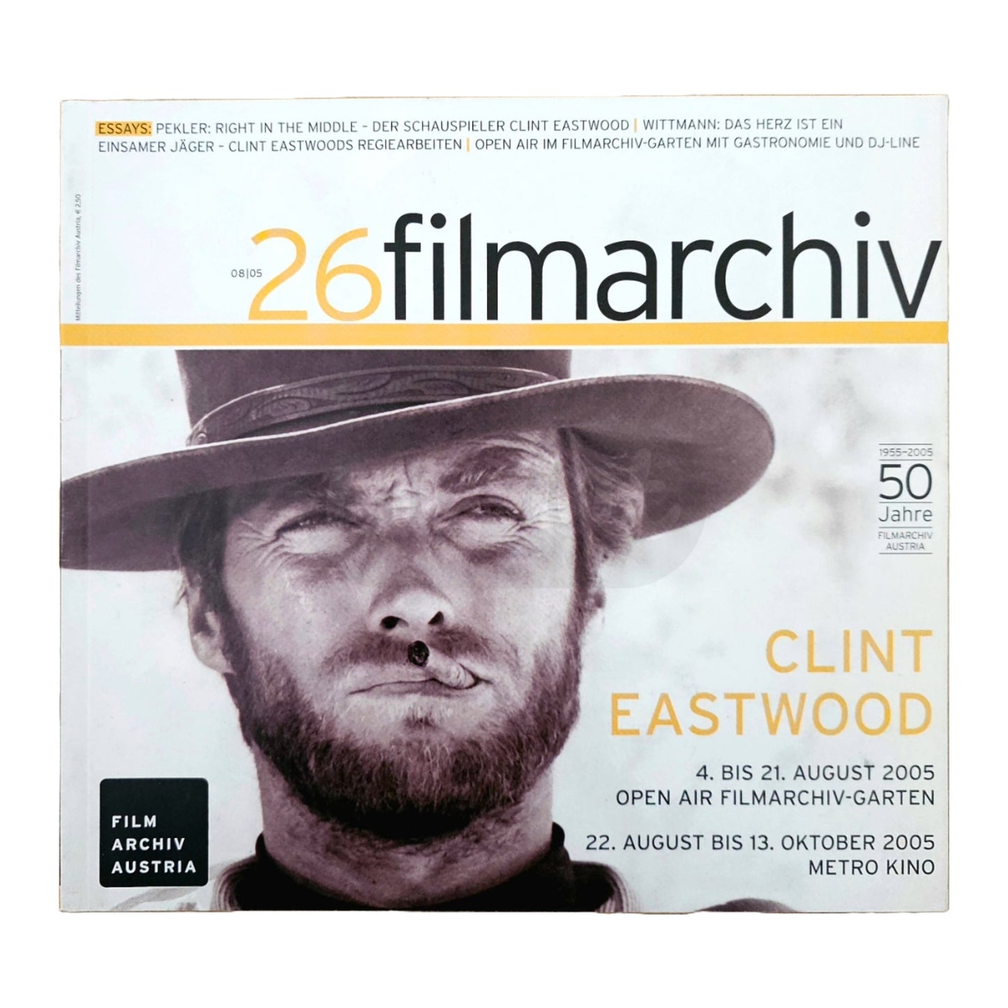 Filmarchiv Austria 26 Filmzeitschrift (8/05) Clint Eastwood 2005