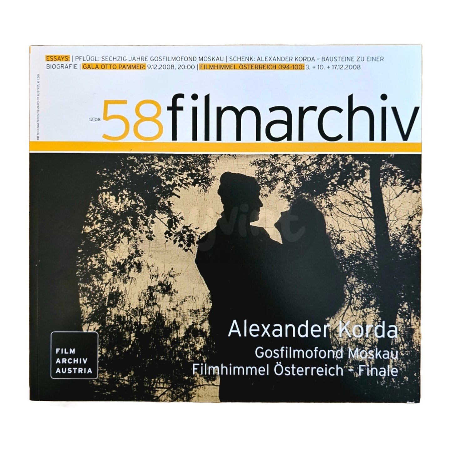 Filmarchiv Austria 58 Filmzeitschrift (12/08) Alexander Korda 2008