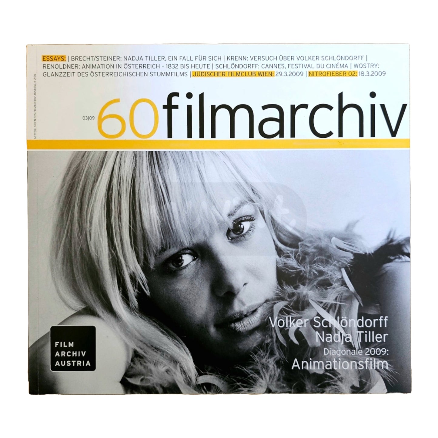 Filmarchiv Austria 60 Filmzeitschrift (3/09) Nadja Tiller 2009
