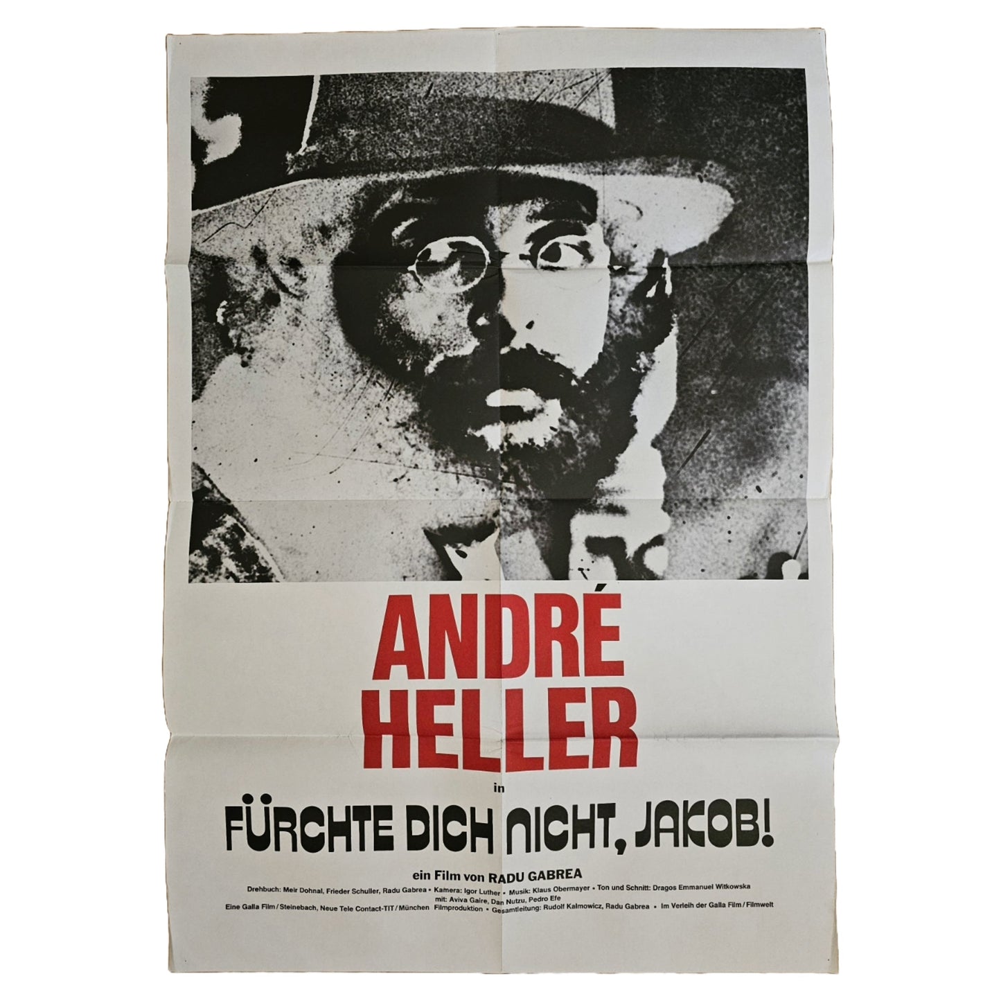 Fürchte Dich Nicht Jakob 1981 Andre Heller Original Filmplakat (Deutsch)