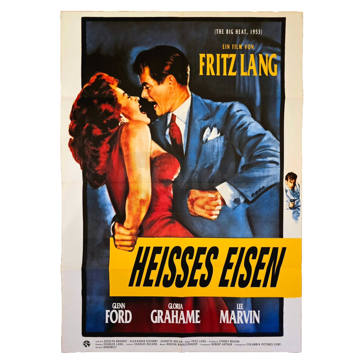 Heisses Eisen 1953 The Big Heat Original Filmplakat A1 (Deutsch)