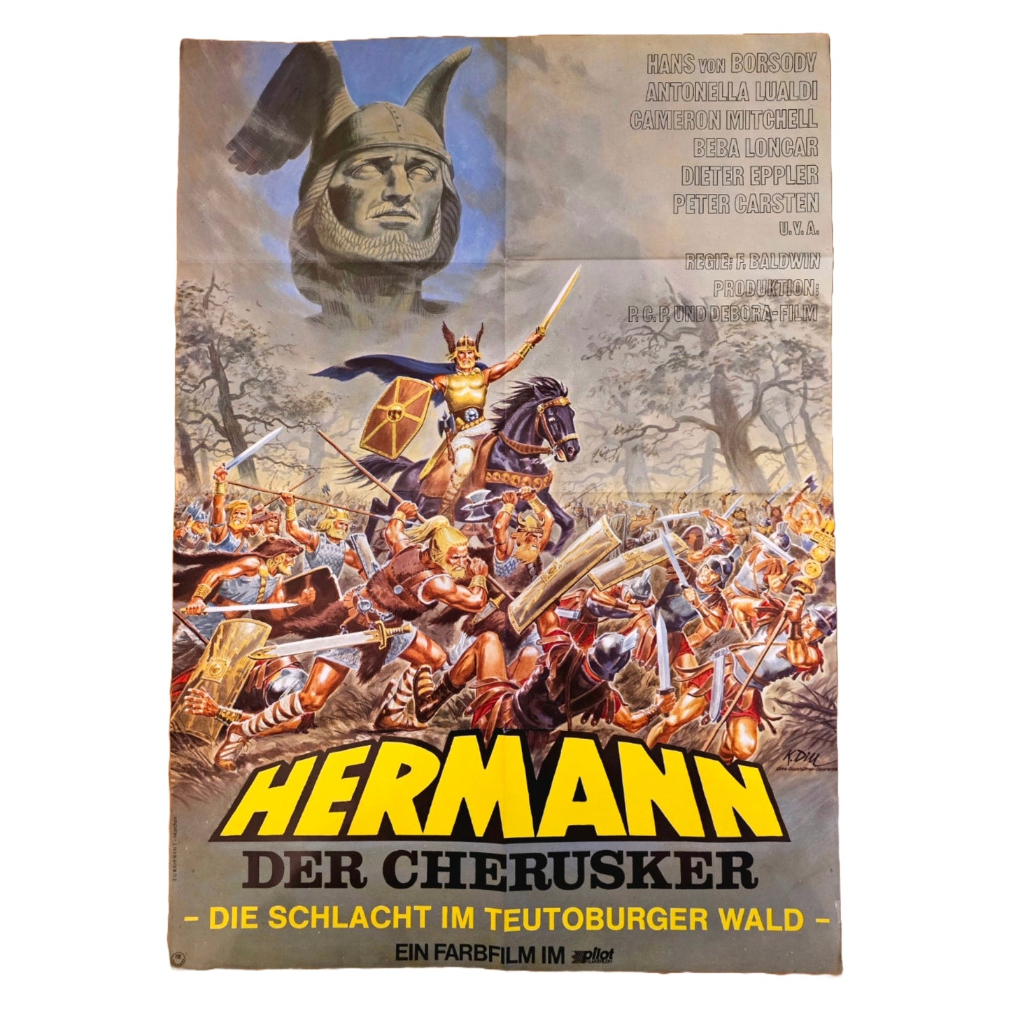 Hermann Der Cherusker 1967 Original Filmplakat A1 (Deutsch)