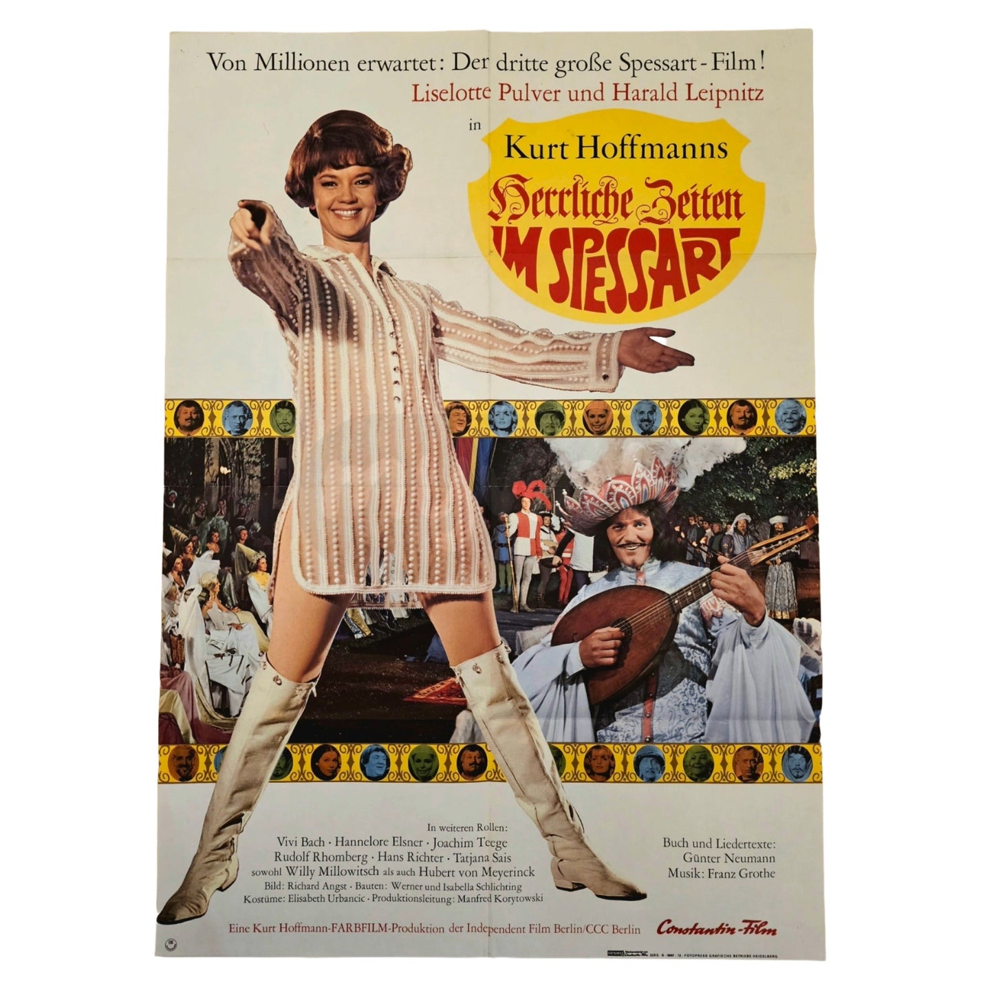 Herrliche Zeiten im Spessart 1967 Original Filmplakat A1 (Deutsch)