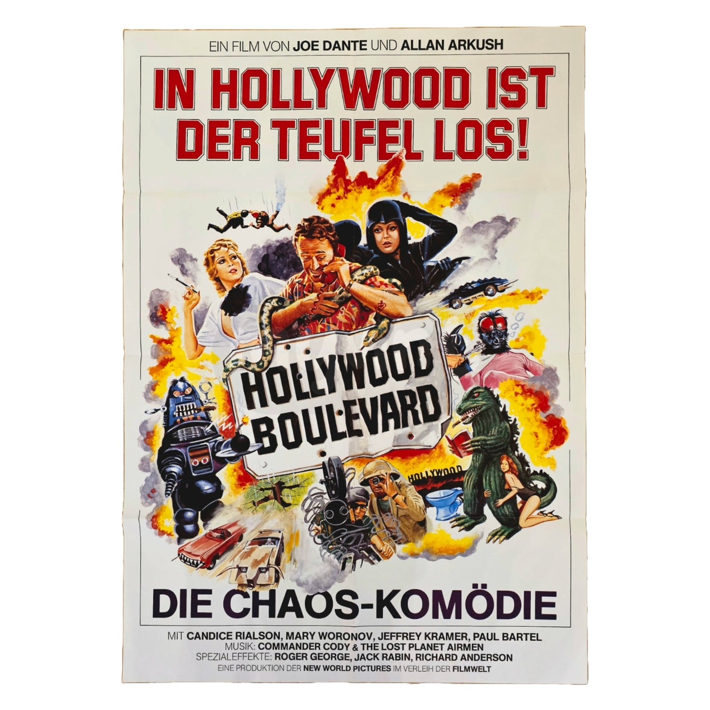 Hollywood Boulevard 1976 Original Filmplakat A1 (Deutsch)