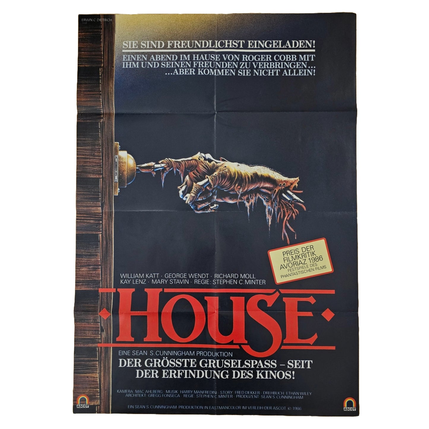 House 1985 Original Filmplakat (Deutsch)