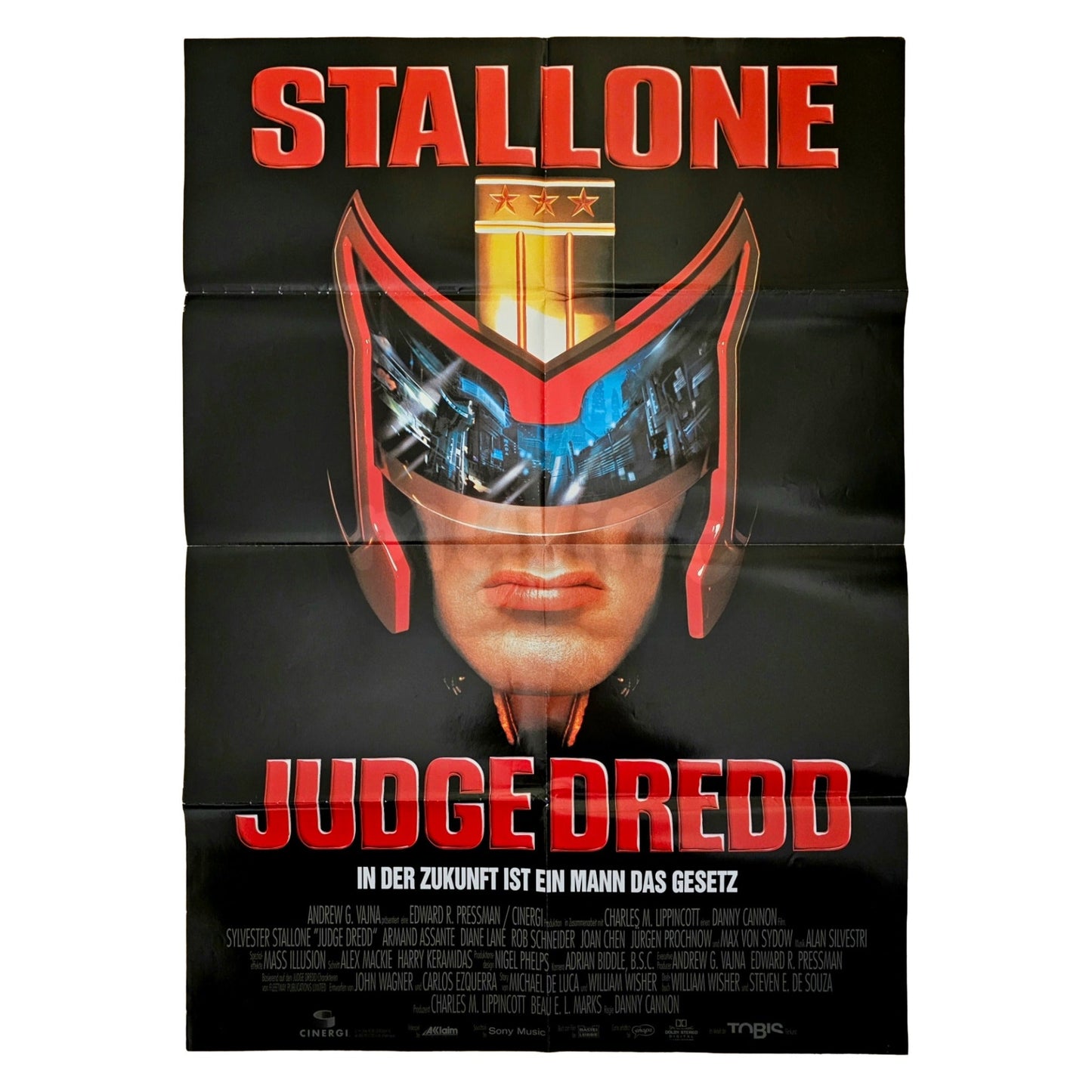 Judge Dredd 1995 Sylvester Stallone Original Filmplakat A1 (Deutsch)