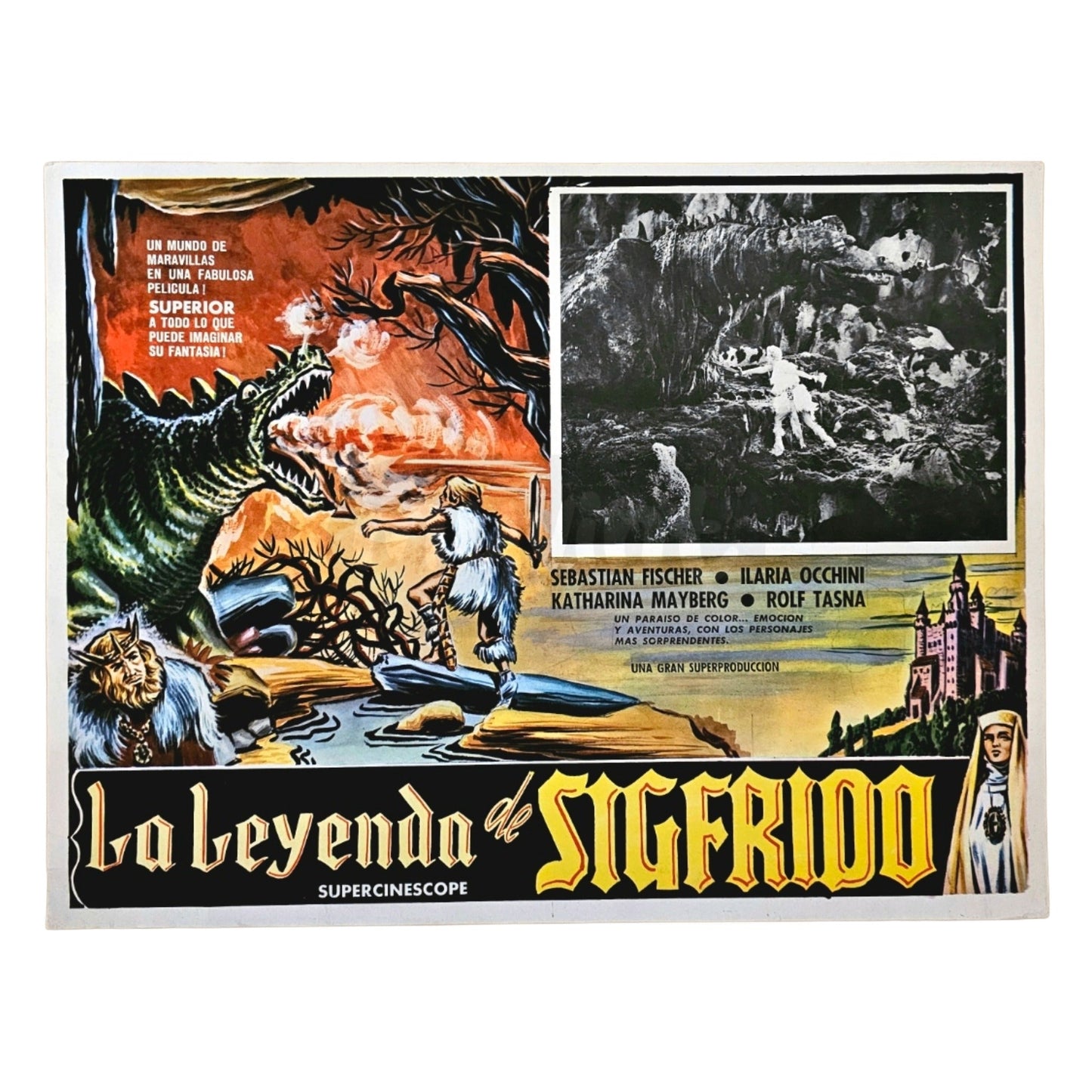 La leyenda de Sigfrido 1957 Original Filmplakat Lobbycard (Spanisch)
