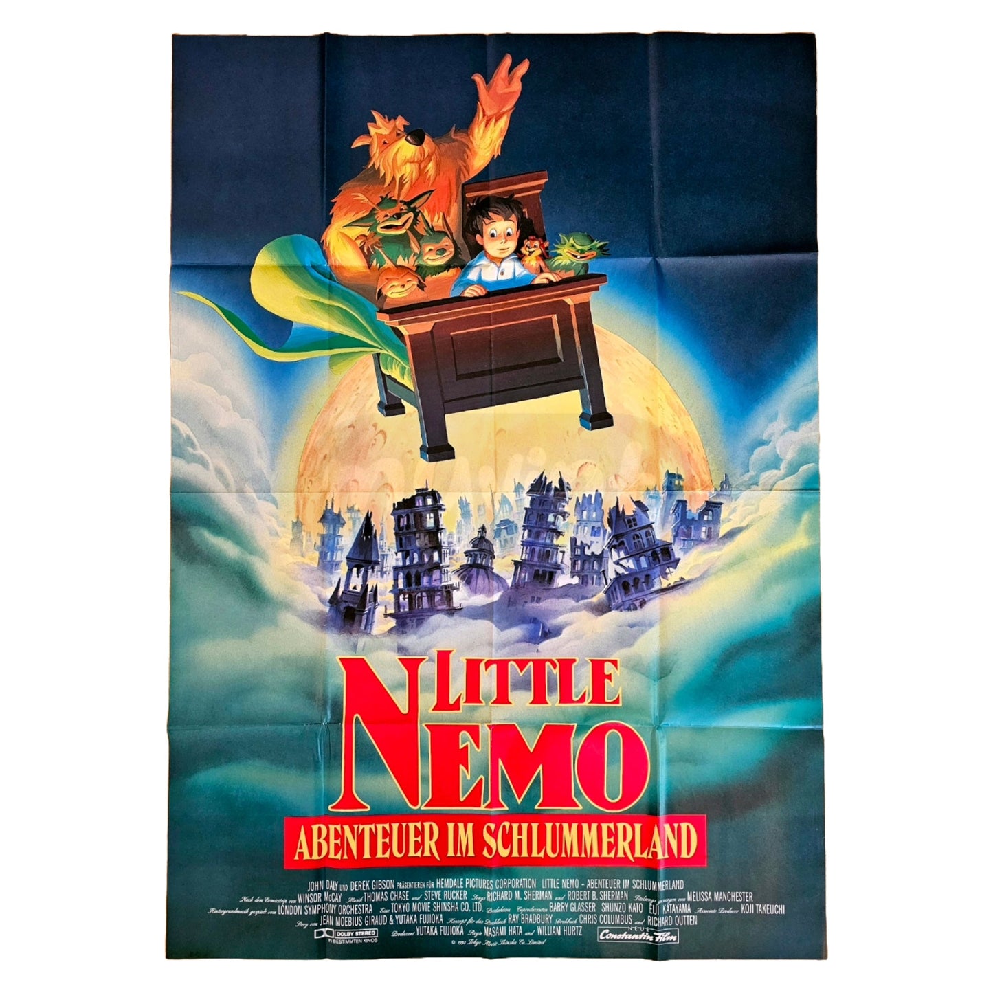 Little Nemo 1989 Original Filmplakat 1992 A0 (Deutsch)