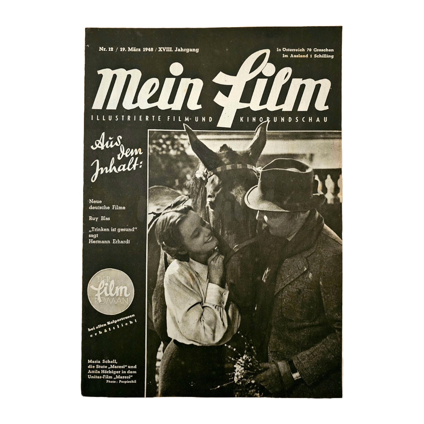 Mein Film 12 (1948) Filmzeitschrift Maria Schell Attila Hörbiger