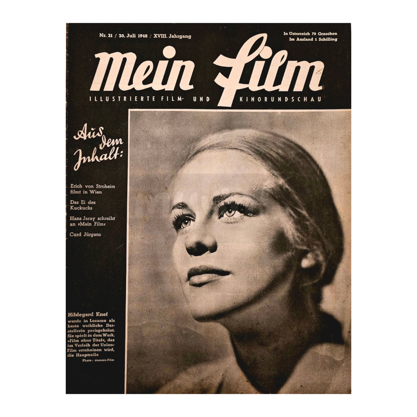 Mein Film 31 (1948) Filmzeitschrift Hildegard Knef
