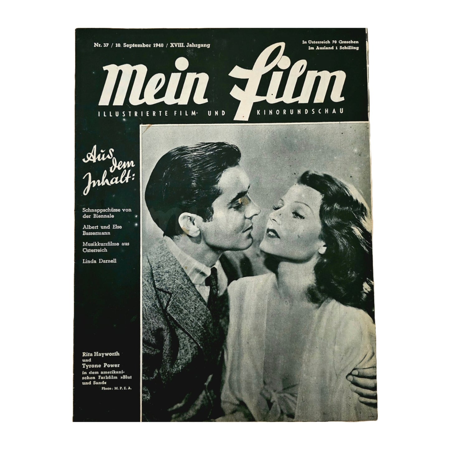 Mein Film 37 (1948) Filmzeitschrift Rita Hayworth Tyrone Power