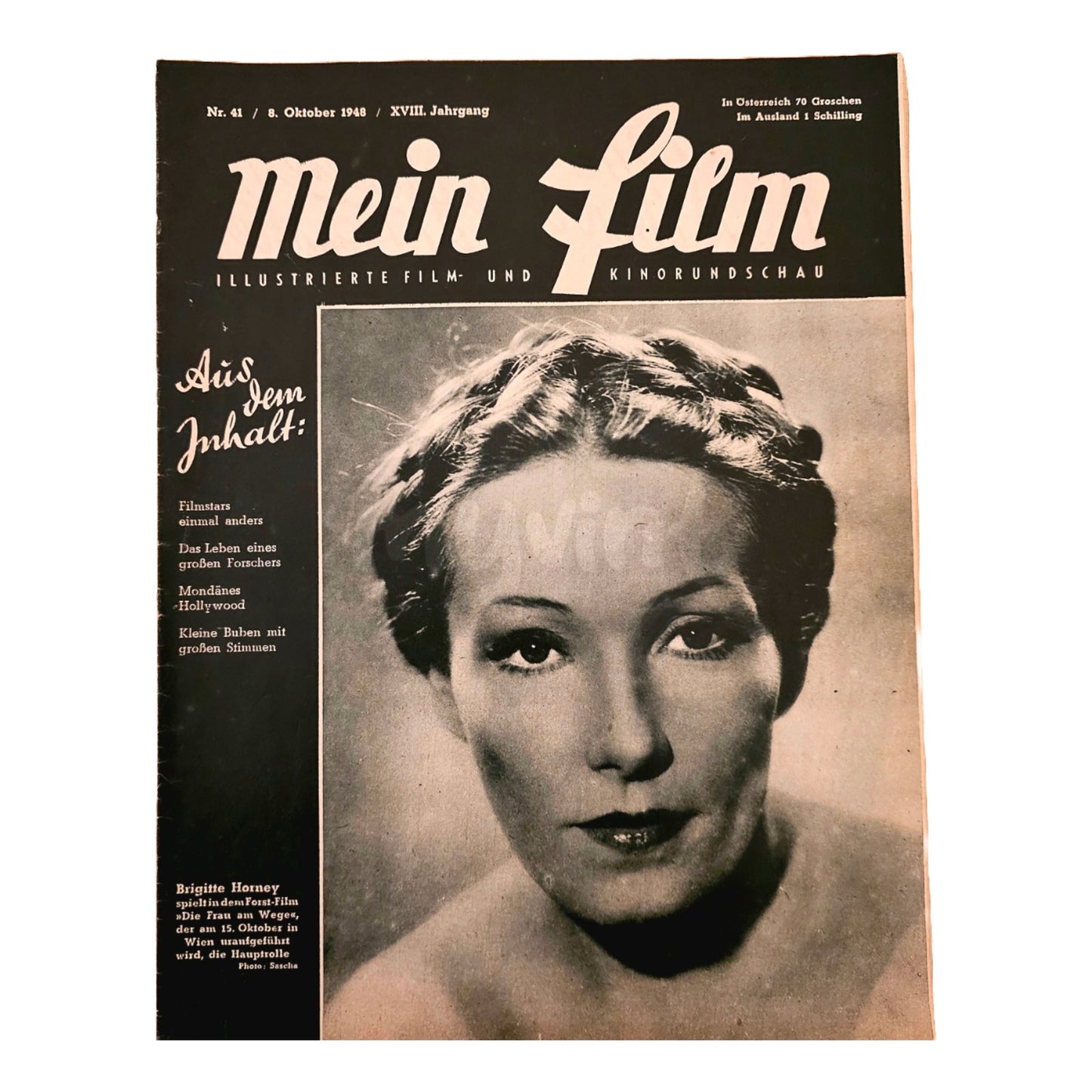 Mein Film 41 (1948) Filmzeitschrift Brigitte Horney