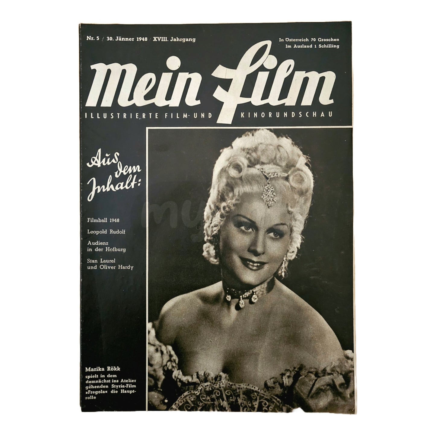 Mein Film 5 (1948) Filmzeitschrift Marika Rökk