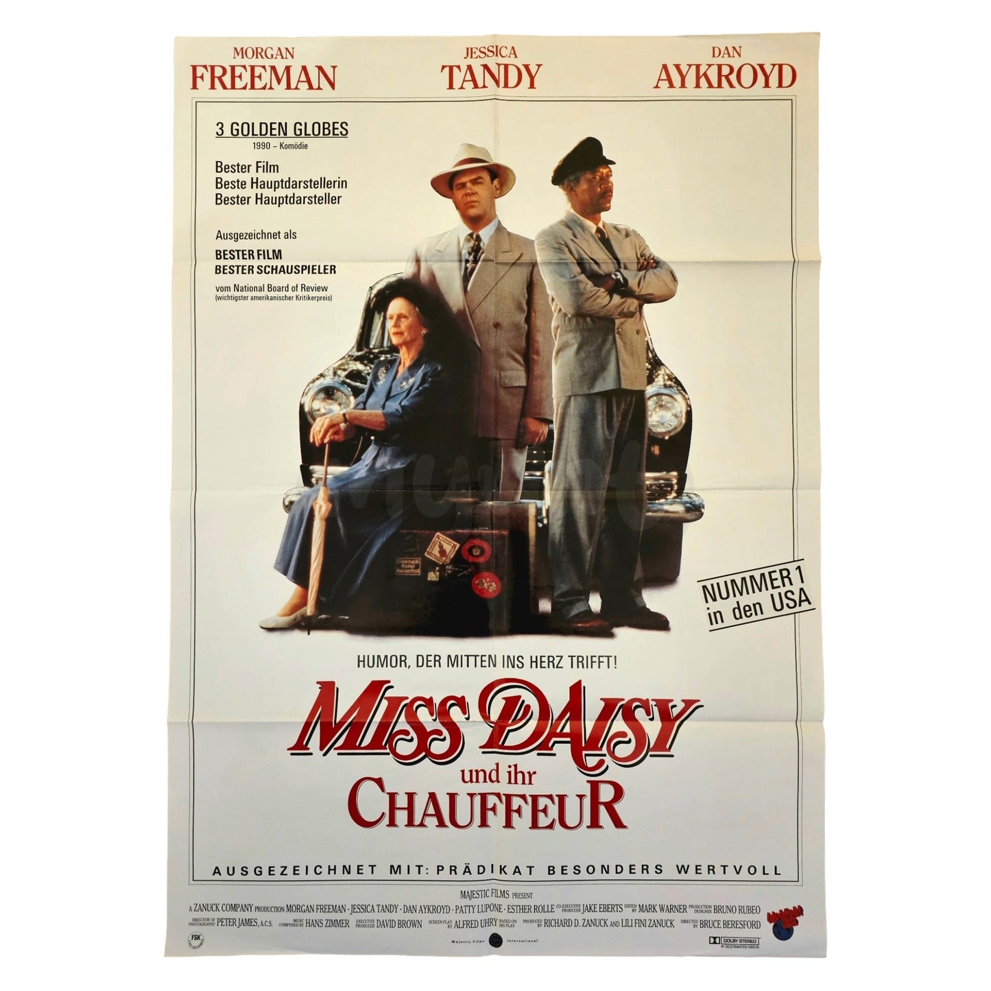 Miss Daisy und ihr Chauffeur 1989 Morgan Freeman Jessica Tandy Original Filmplakat A1 (Deutsch)