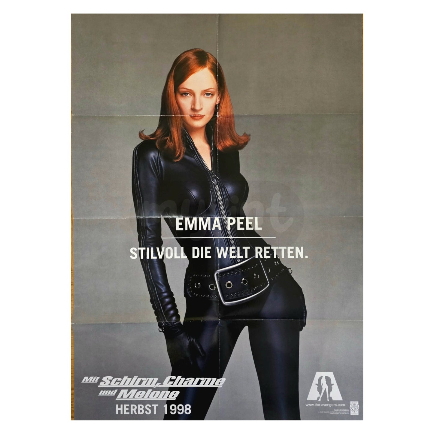 Mit Schirm Charme und Melone 1998 Emma Peel Original Filmplakat Ankündigungsplakat A1 (Deutsch)