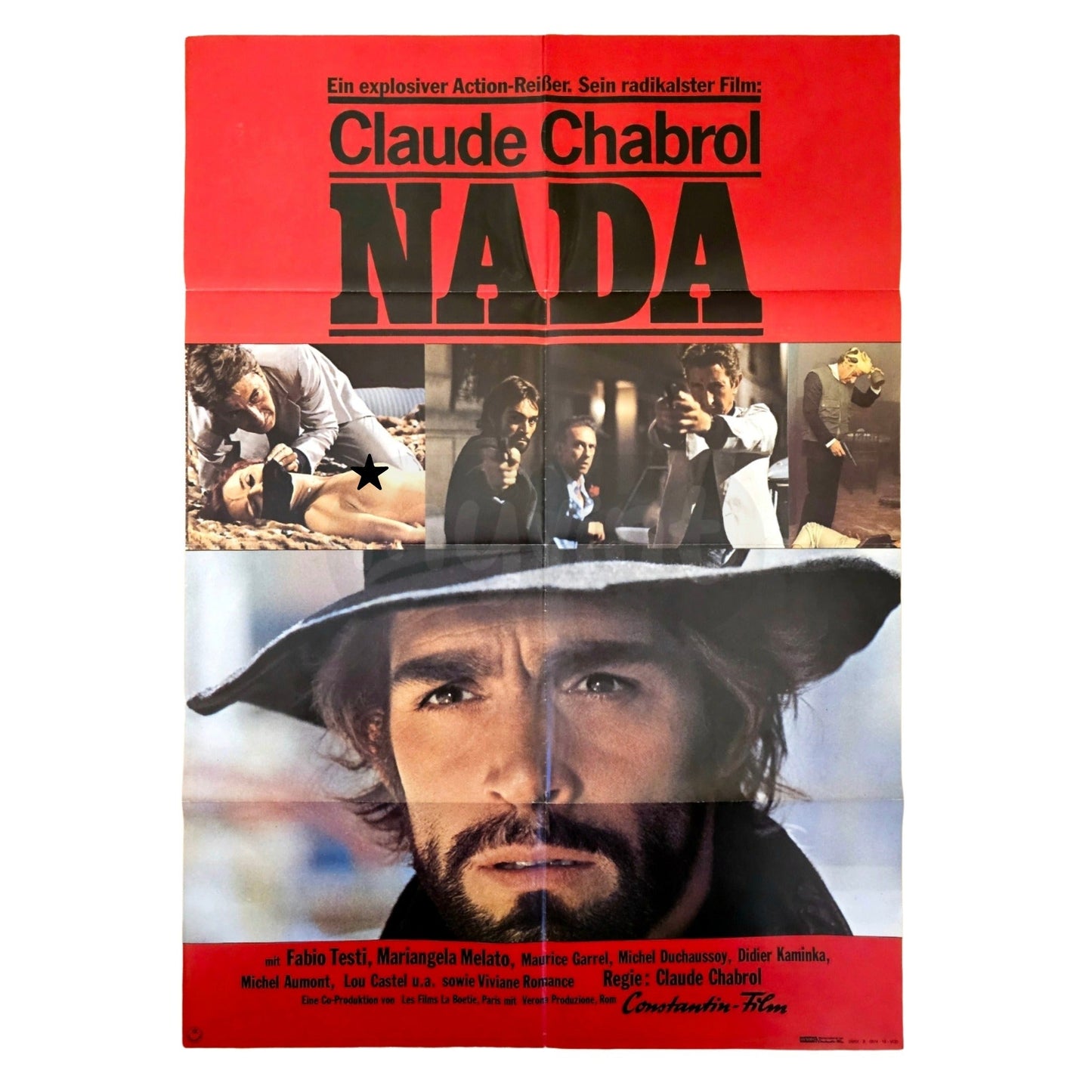 Nada 1974 Claude Chabrol Original Filmplakat A1 (Deutsch)