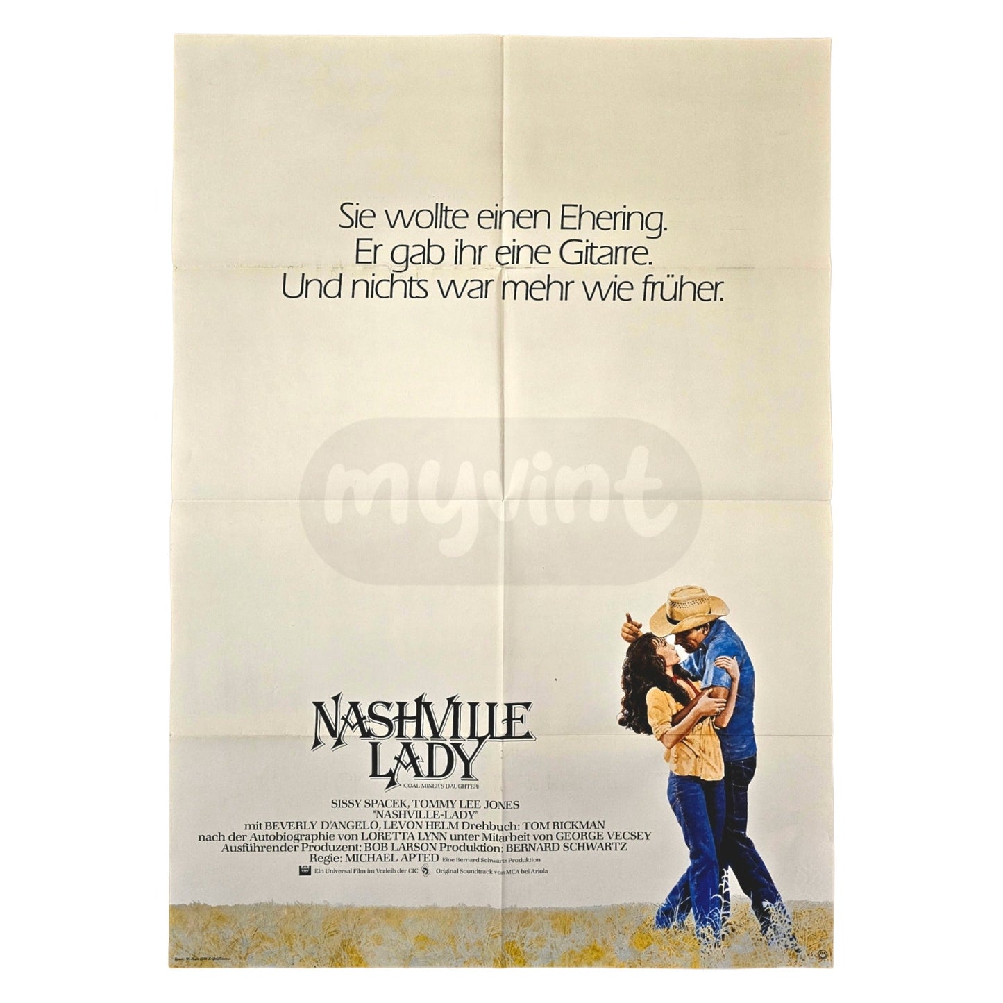 Nashville Lady 1980 Tommy Lee Jones Original Filmplakat A1 (Deutsch)