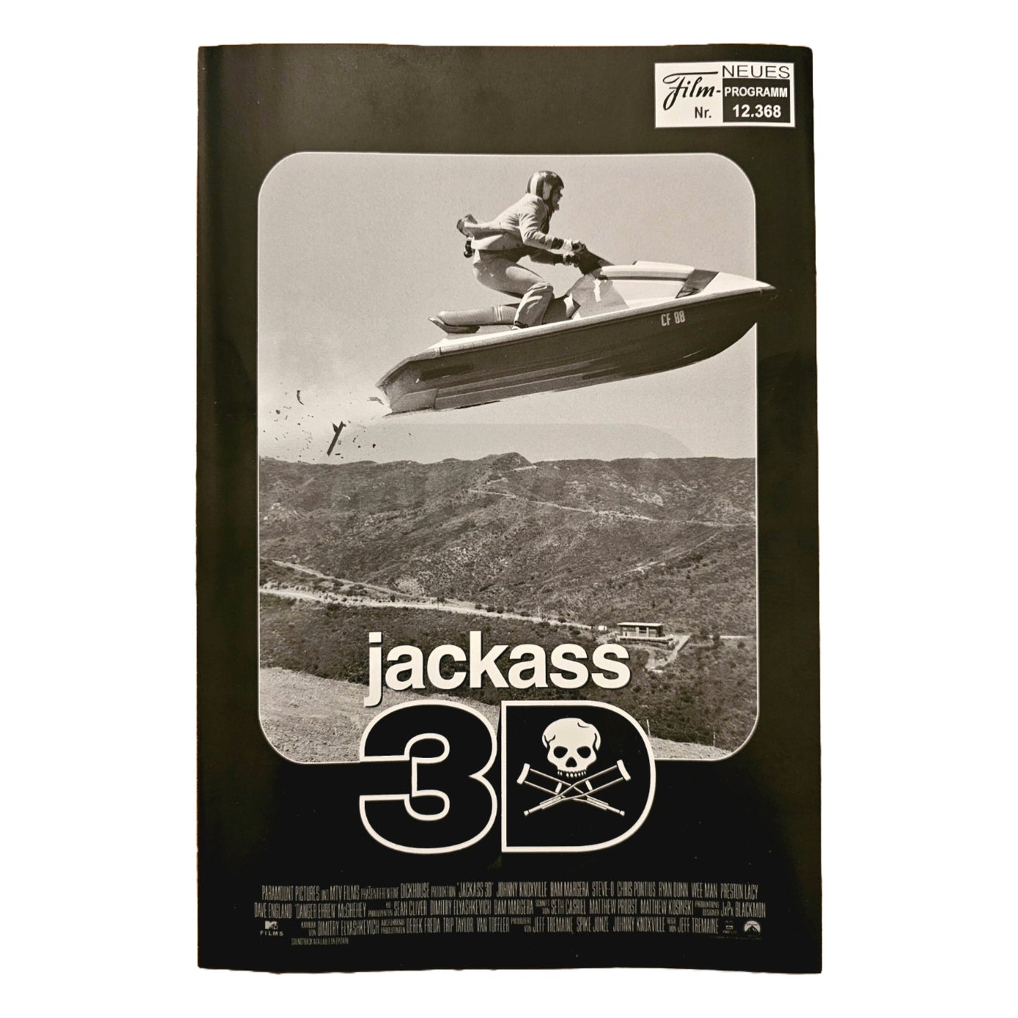 Neues Filmprogramm NFP 12368 Jackass 3D Johnny Knoxville 2010