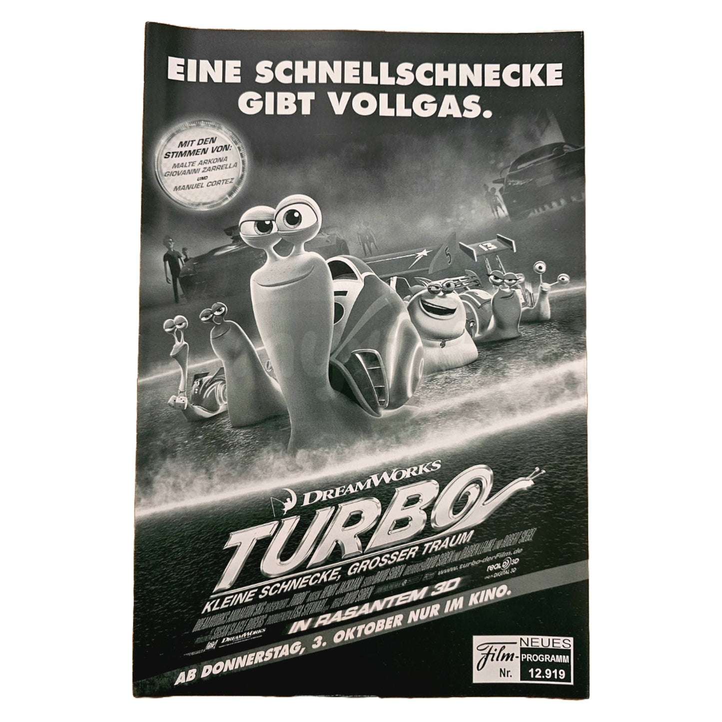 Neues Filmprogramm NFP 12919 Turbo 2013