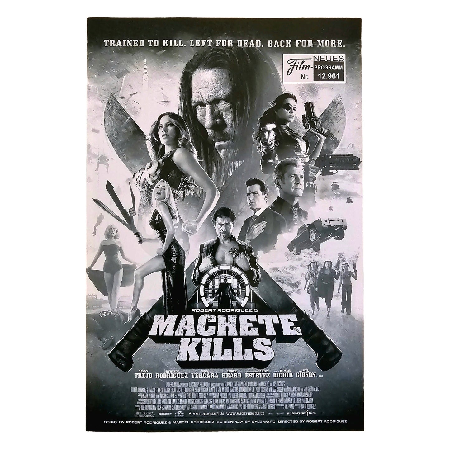 Neues Filmprogramm NFP 12961 Machte Kills Danny Trejo Charlie Sheen Mel Gibson 2013