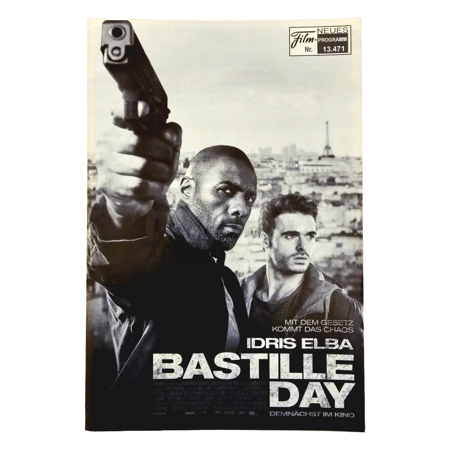 Neues Filmprogramm NFP 13471 Bastille Day Idris Elba Richard Madden 2016